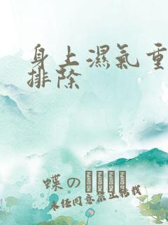 身上湿气重怎样排除