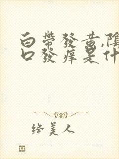 白带发黄,阴道口发痒是什么原因