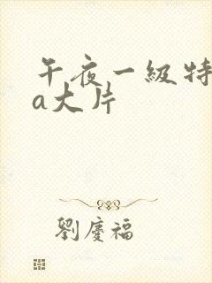 午夜一级特黄aa大片