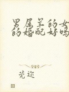 男属羊的女属兔的婚配好吗