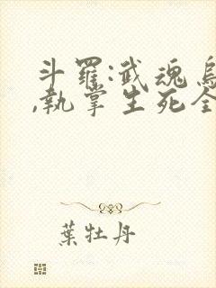 斗罗:武魂乌鸦,执掌生死全文免费阅读