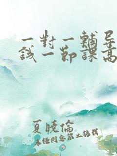 一对一辅导多少钱一节课高中