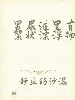 男尿液里有白色絮状漂浮物