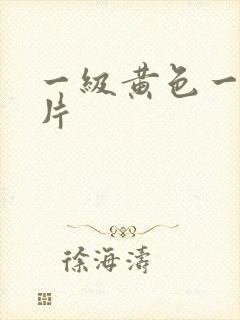 一级黄色一级大片