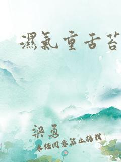 湿气重舌苔白吗