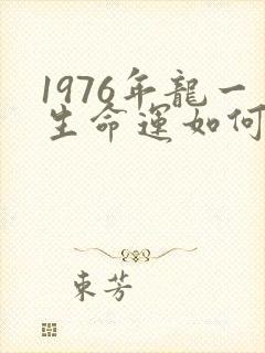 1976年龙一生命运如何