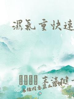 湿气重快速排湿