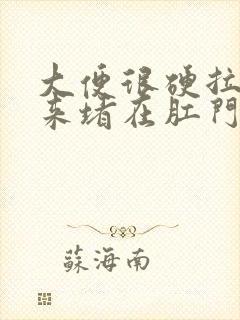 大便很硬拉不出来堵在肛门口