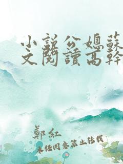 小说公媳苏晴全文阅读高干文攻略