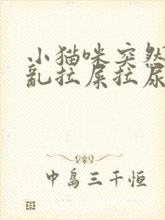 小猫咪突然开始乱拉屎拉尿怎么回事