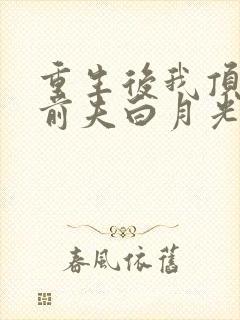 重生后我顶替了前夫白月光说九九月