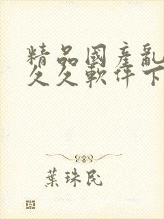 精品国产乱码久久久软件下载