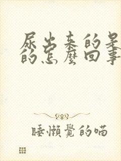 尿出来的是白色的怎么回事