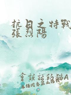 抗日之特战兵王张烈阳