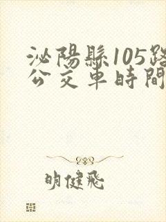 泌阳县105路公交车时间表