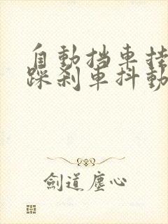 自动挡车挂d档踩刹车抖动正常吗