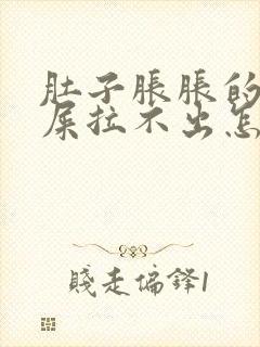 肚子胀胀的想拉屎拉不出怎么办