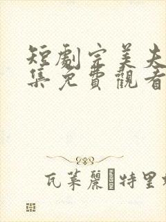 短剧完美夫妻全集免费观看