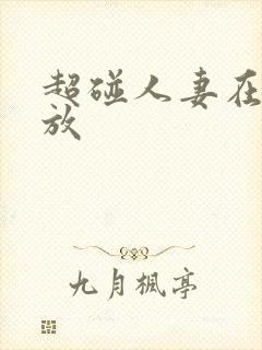 超碰人妻在线播放