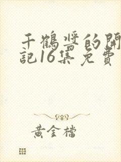 千鹤酱的开发日记16集免费观看