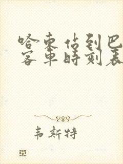 哈东站到巴彦县客车时刻表