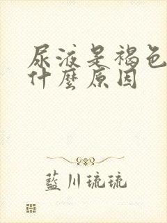 尿液是褐色的是什么原因