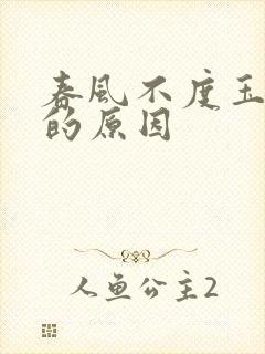 春风不度玉门关的原因