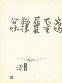 公猫尿不出来呕吐很严重吗