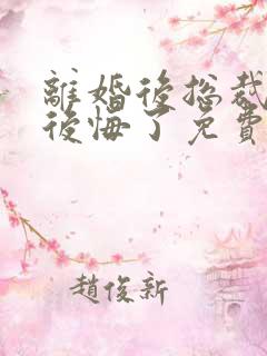 离婚后总裁老婆后悔了免费阅读