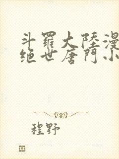 斗罗大陆漫画2绝世唐门小说