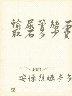 输尿管结石软镜取石多少费用