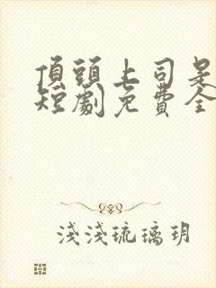 顶头上司是老公短剧免费全集