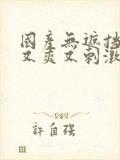 国产无遮挡又黄又爽又刺激