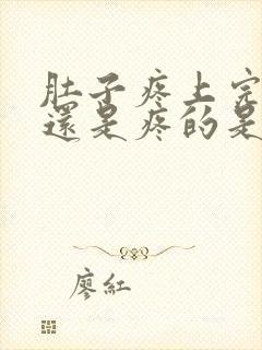 肚子疼上完大便还是疼的是什么