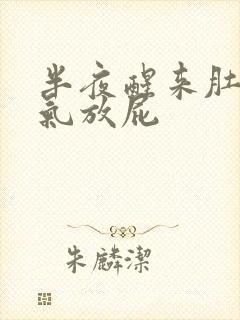 半夜醒来肚子胀气放屁