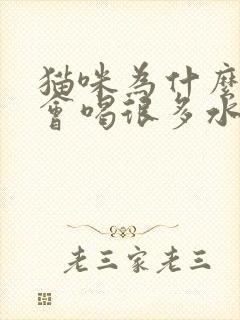 猫咪为什么每天会喝很多水尿很少