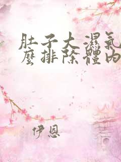 肚子大湿气重怎么排除体内湿气