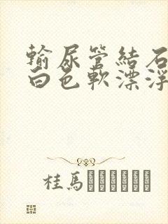 输尿管结石排出白色软漂浮物