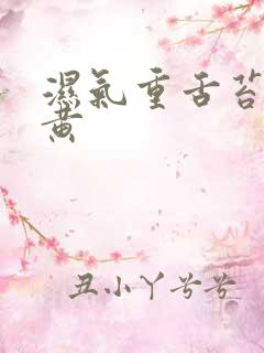 湿气重舌苔白厚黄