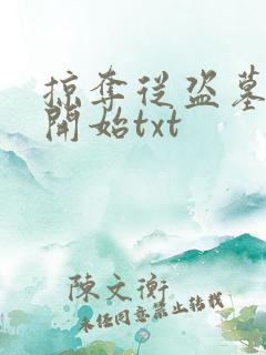 掠夺从盗墓世界开始txt