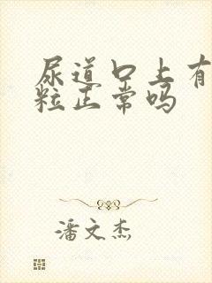 尿道口上有小颗粒正常吗