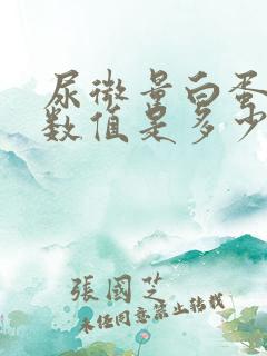 尿微量白蛋白的数值是多少