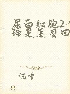 尿白细胞2个加号是怎么回事