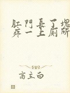 肛门长了块肉还疼一上厕所就出血