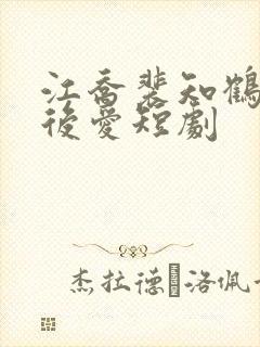 江乔裴知鹤先婚后爱短剧