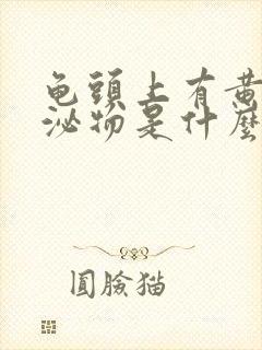 龟头上有黄色分泌物是什么原因