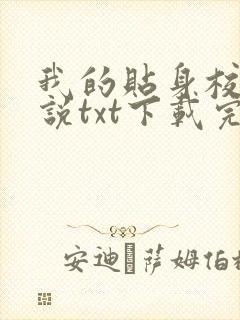 我的贴身校花小说txt下载完整版