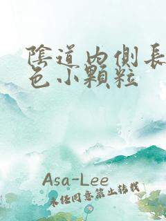 阴道内侧长了白色小颗粒