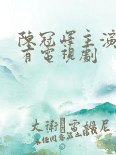 陈冠峄主演的所有电视剧