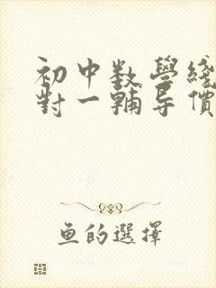 初中数学线上一对一辅导价格